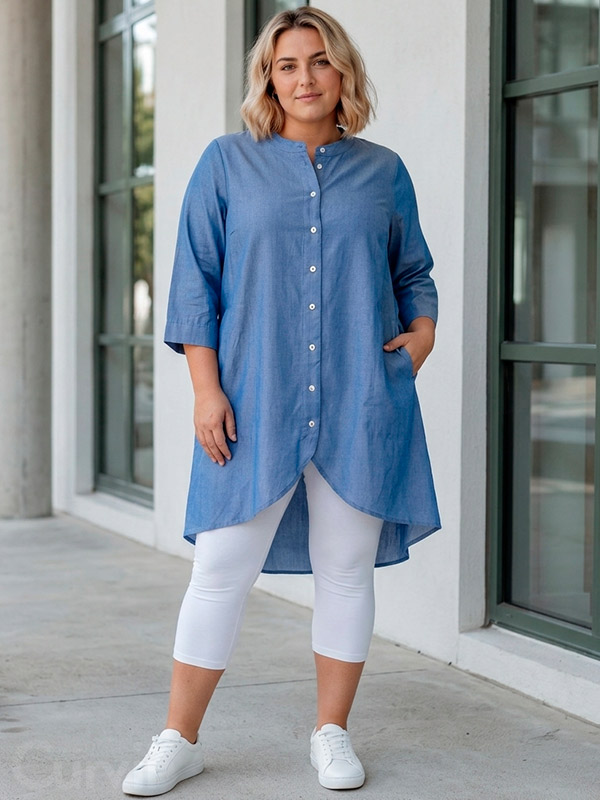 GMONNA - Plus Size Tunic fra Gozzip