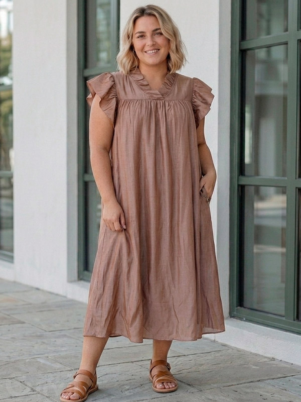 GGRETA - Plus Size Jurk fra Gozzip