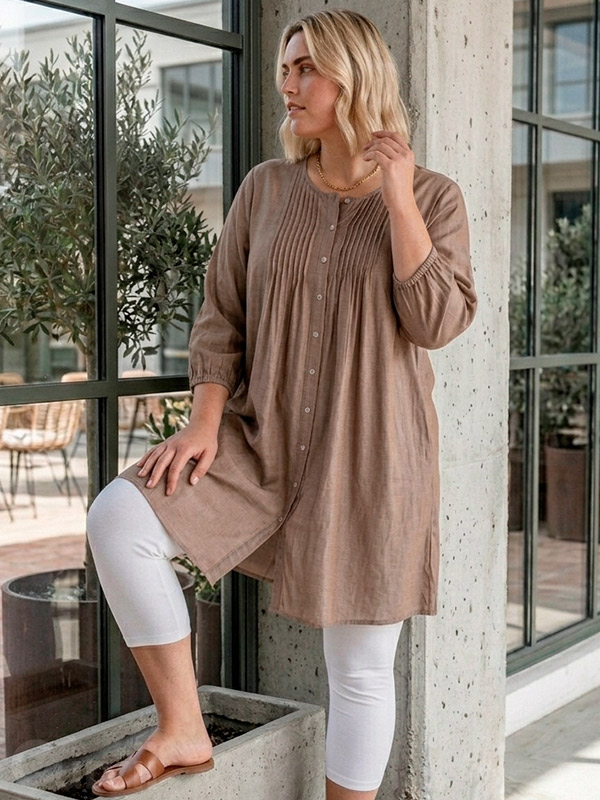 GJOHANNE - Plus Size Tunic fra Gozzip