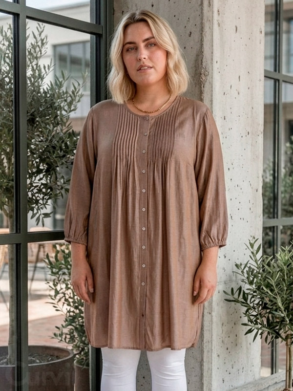 GJOHANNE - Plus Size Tunic fra Gozzip