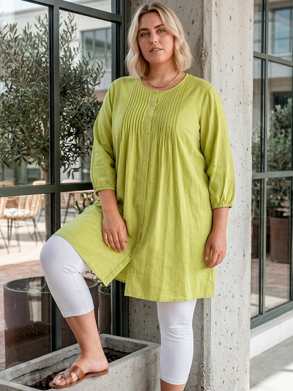 GJOHANNE - Plus Size Tunic fra Gozzip