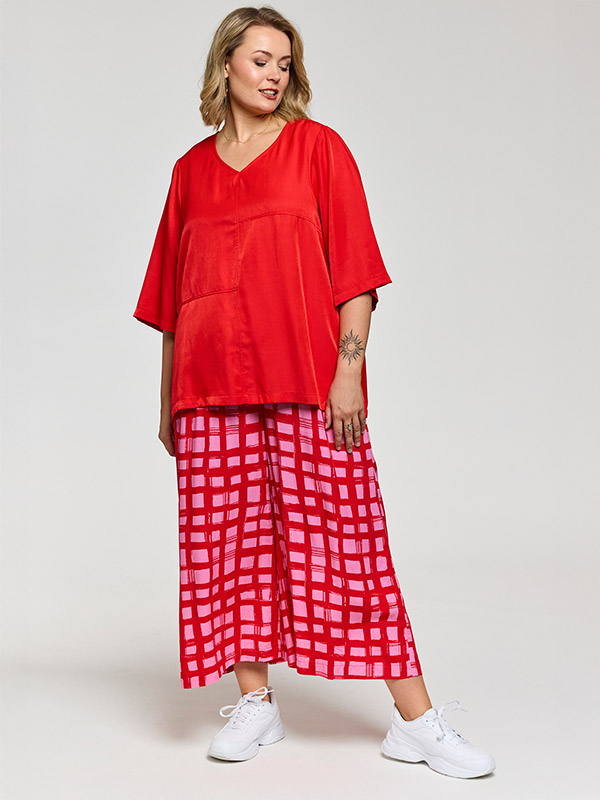 GKYRA - Plus Size Blouse fra Gozzip