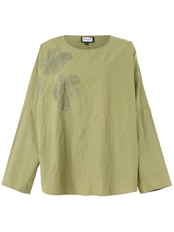 GKAIA - Plus Size Blouse fra Gozzip