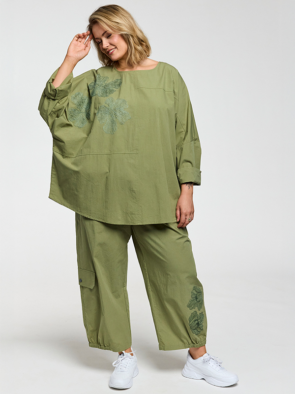 GKAIA - Plus Size Blouse fra Gozzip
