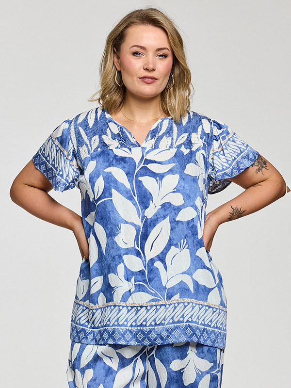 GJULIANA - Plus Size Blouse fra Gozzip