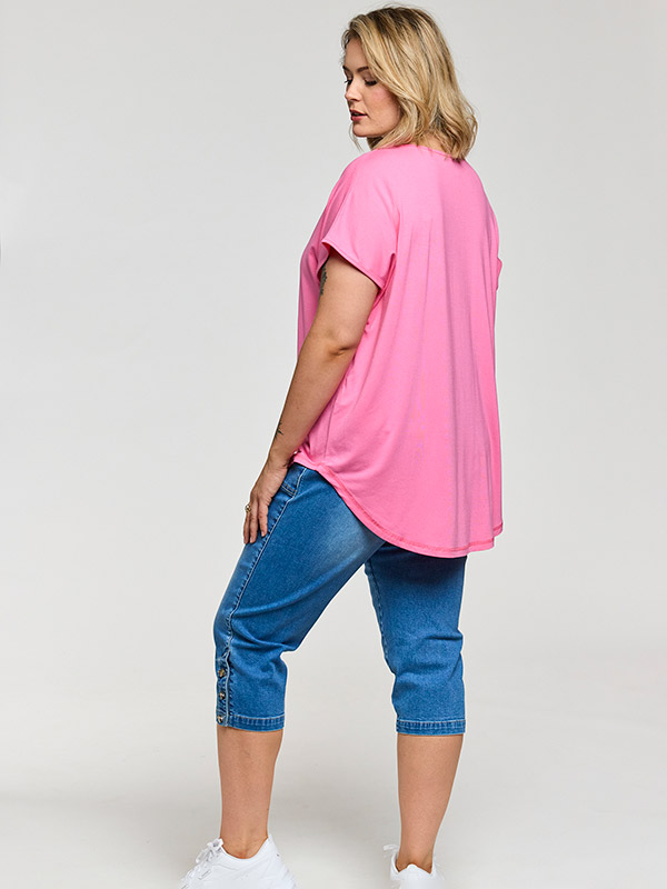 GGITTE - Plus Size T-shirt fra Gozzip