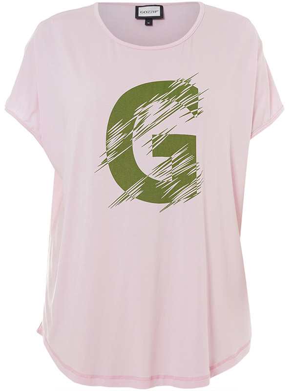 GGITTE - Plus Size T-shirt fra Gozzip