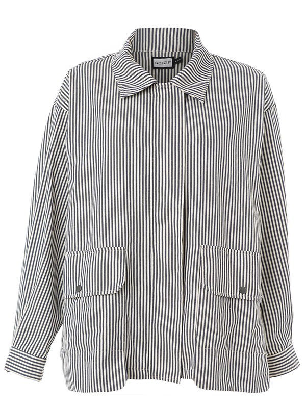 GPERNILLE - Plus Size Jas fra Gozzip