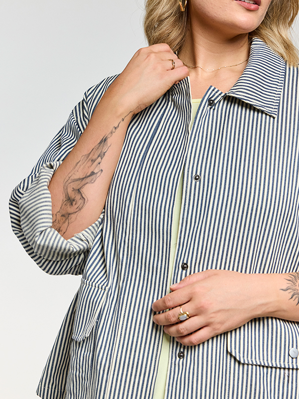 GPERNILLE - Plus Size Jas fra Gozzip