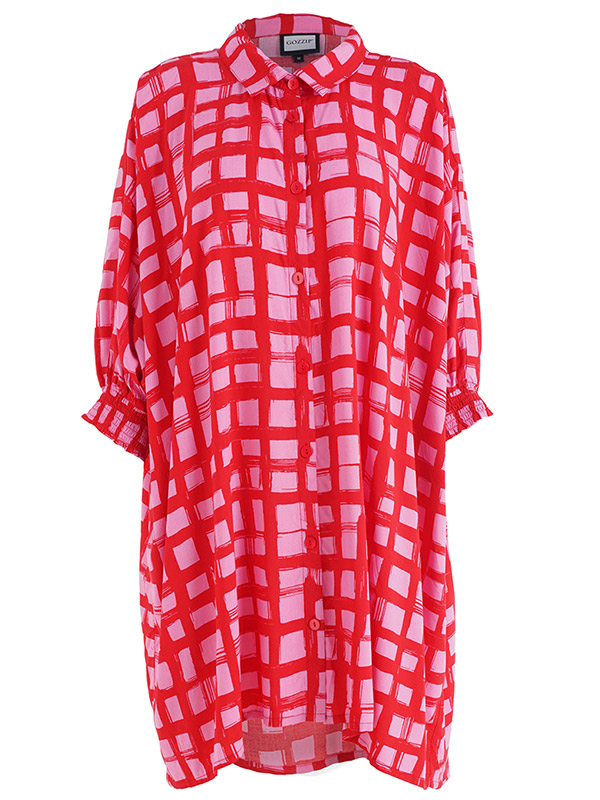 GGERDA - Plus Size Tunic fra Gozzip