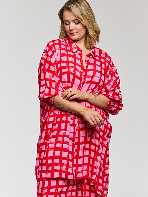 GGERDA - Plus Size Tunic fra Gozzip