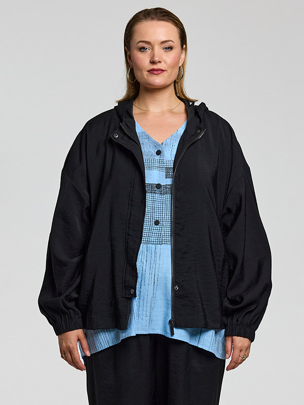 GHEIDI - Plus Size Jas fra Gozzip Black
