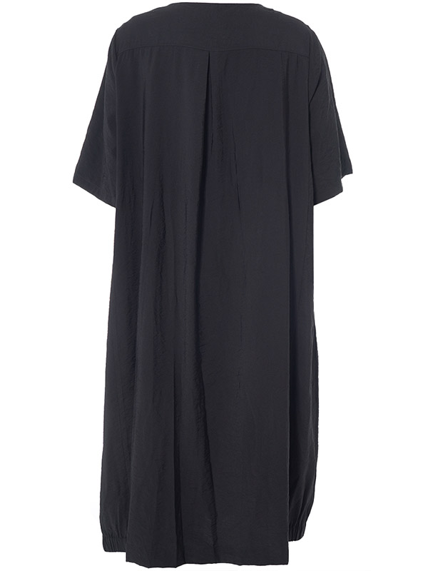 GHAZEL - Plus Size Jurk fra Gozzip Black