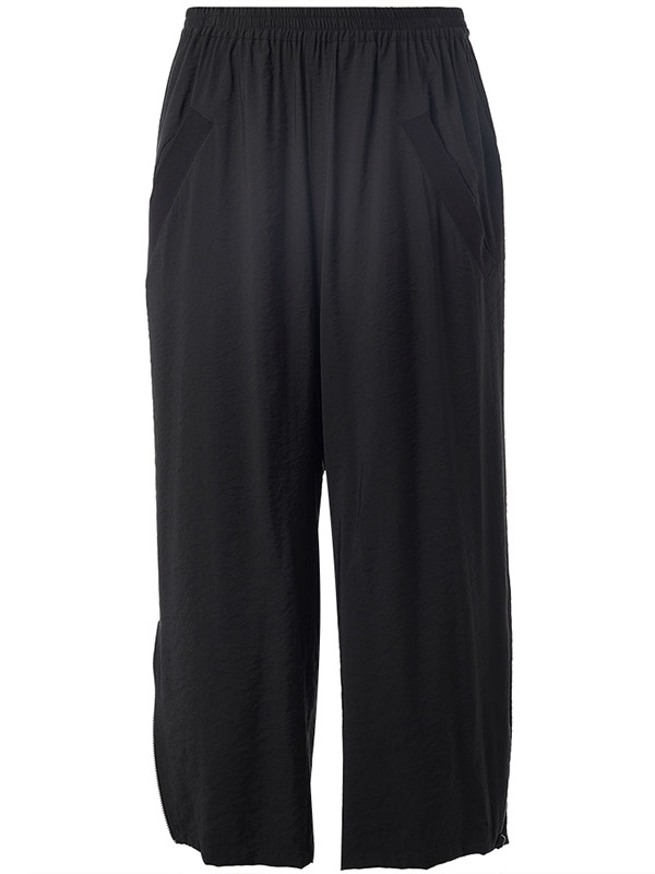 GHAILEY - Plus Size Broek fra Gozzip Black