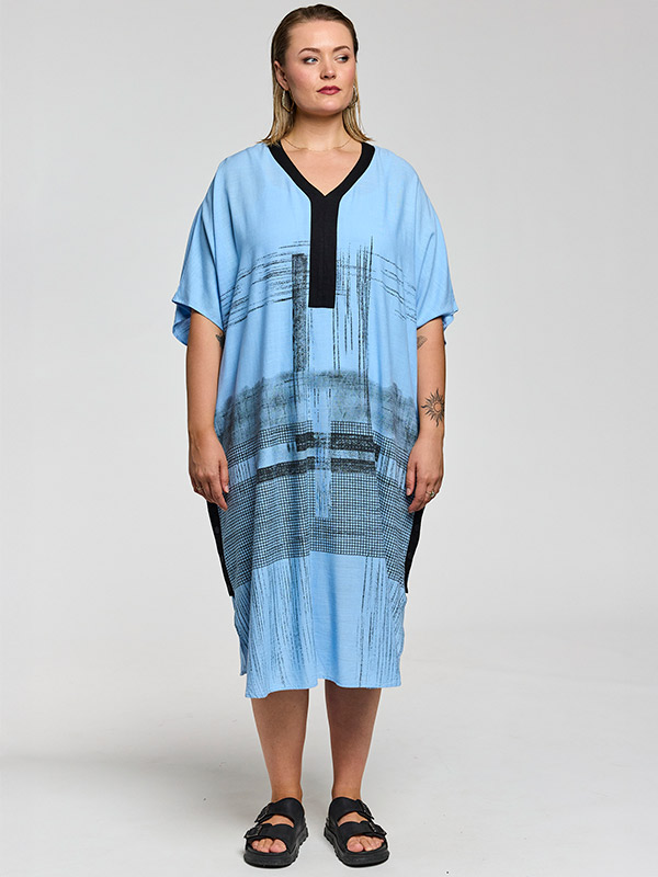 GFERN - Plus Size Jurk fra Gozzip Black