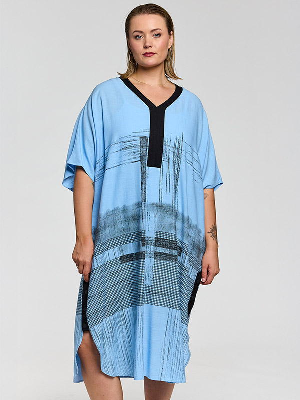 GFERN - Plus Size Jurk fra Gozzip Black