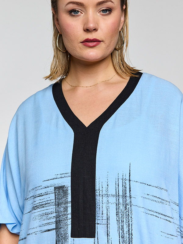 GFERN - Plus Size Jurk fra Gozzip Black