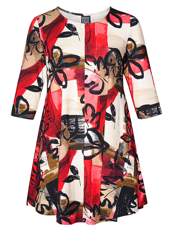 SATINA TEA - Plus Size Jurk fra Pont Neuf