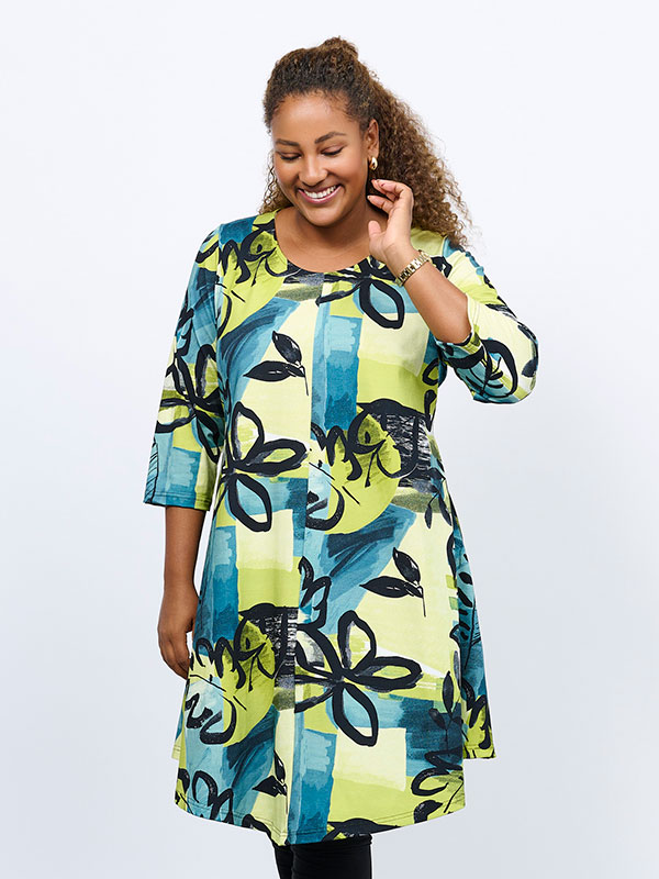 SATINA TEA - Plus Size Jurk fra Pont Neuf