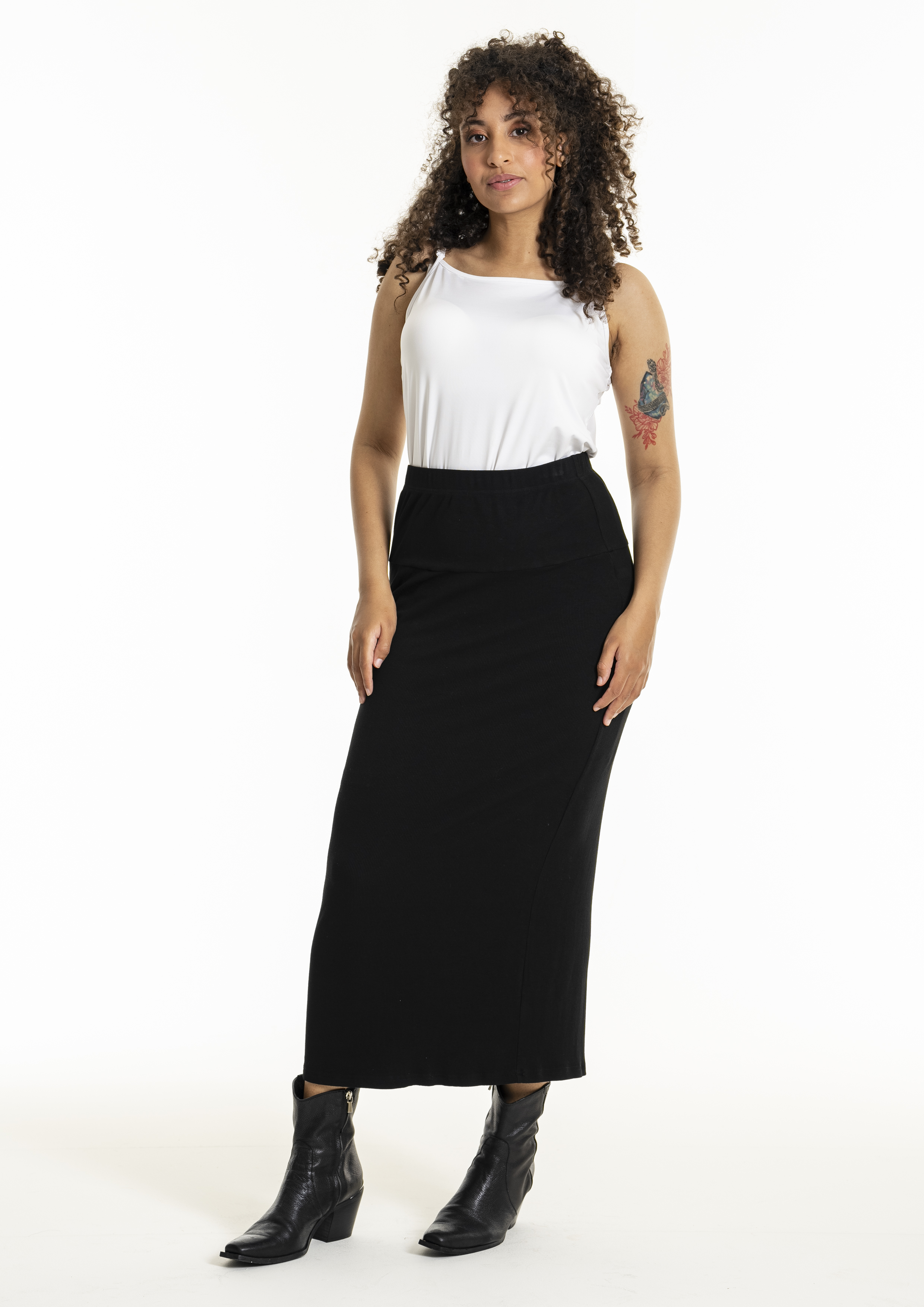 FANNI - Plus Size Skirt fra Studio