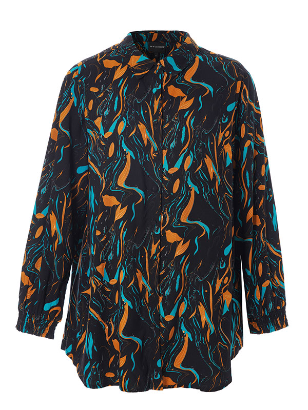 BITTA - Plus Size Overhemd fra Studio