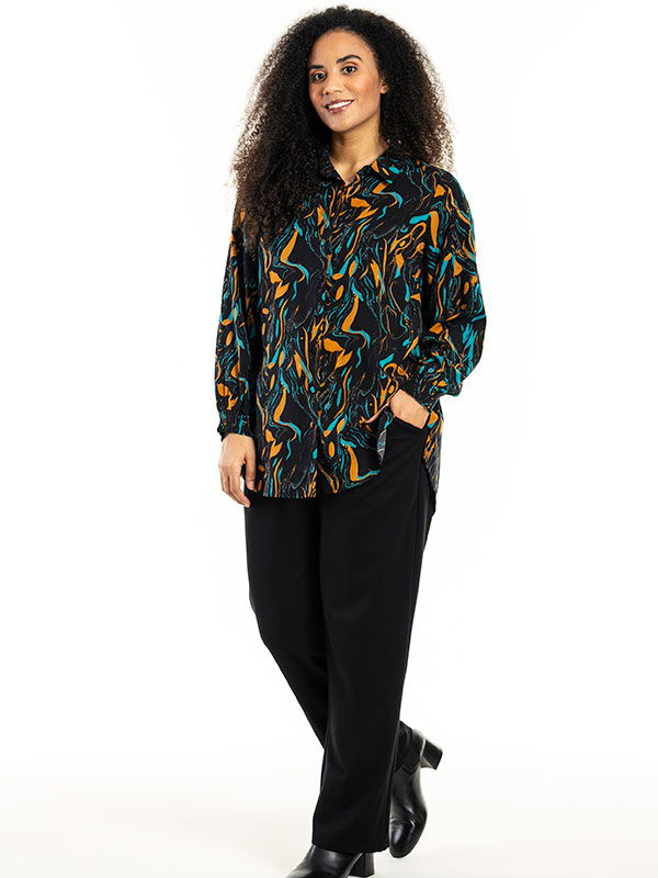 BITTA - Plus Size Overhemd fra Studio