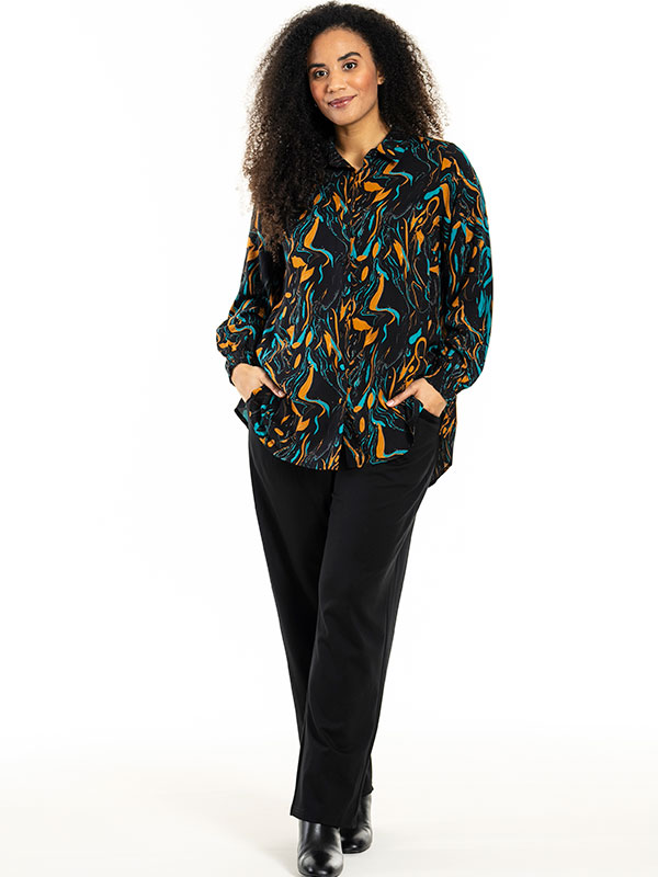 BITTA - Plus Size Overhemd fra Studio
