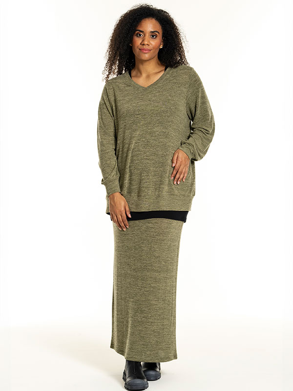 FANNI - Plus Size Skirt fra Studio