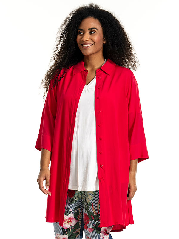 EMILIE - Plus Size Overhemd fra Studio