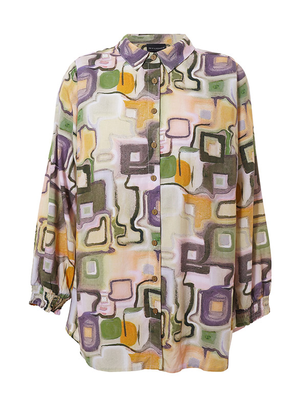 BITTA - Plus Size Overhemd fra Studio