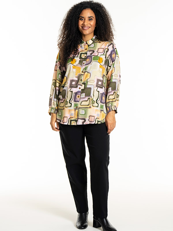 BITTA - Plus Size Overhemd fra Studio