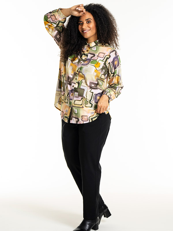 BITTA - Plus Size Overhemd fra Studio