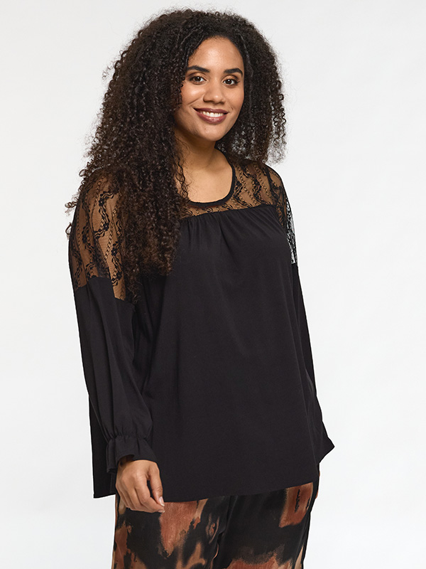 SMILLE - Plus Size Blouse fra Studio