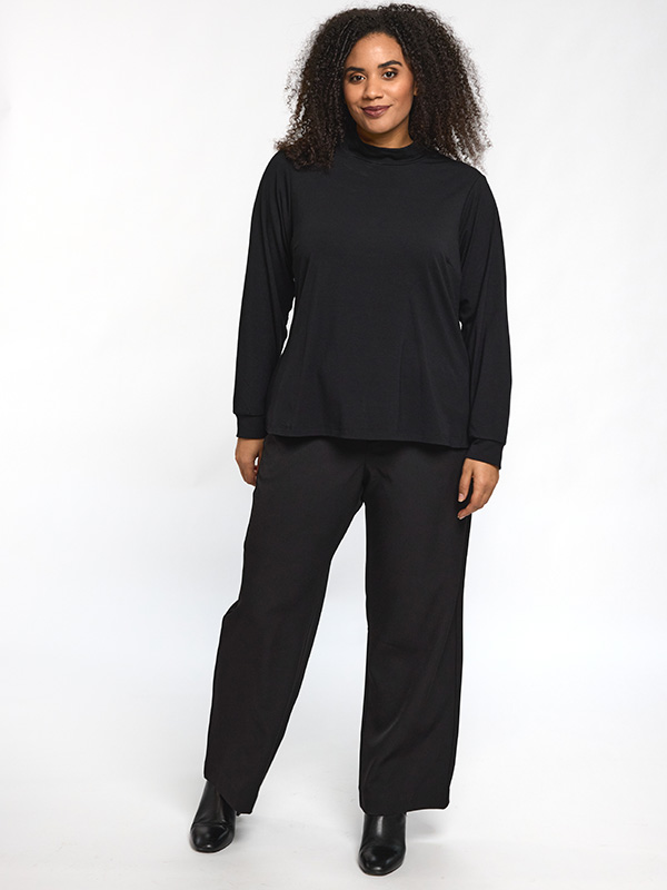 SKARINA - Plus Size Blouse fra Gozzip Black