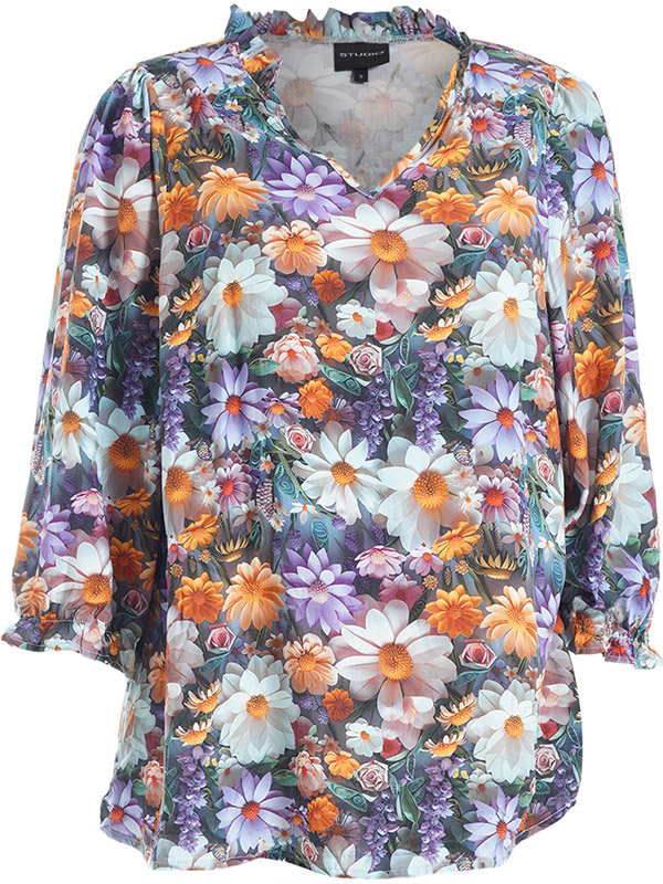 SASLAUG - Plus Size Blouse fra Studio