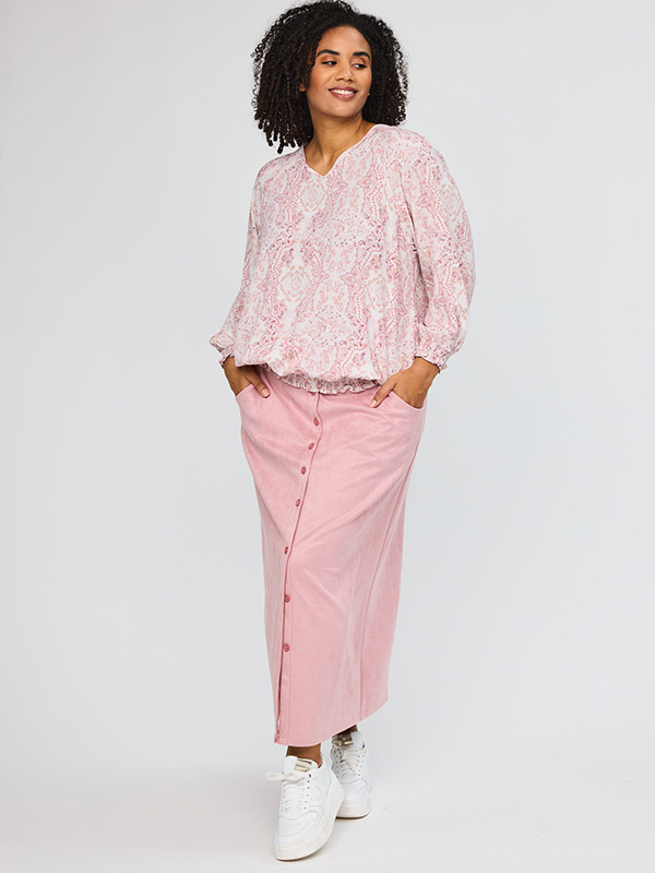 SAUGUSTA - Plus Size Blouse fra Studio