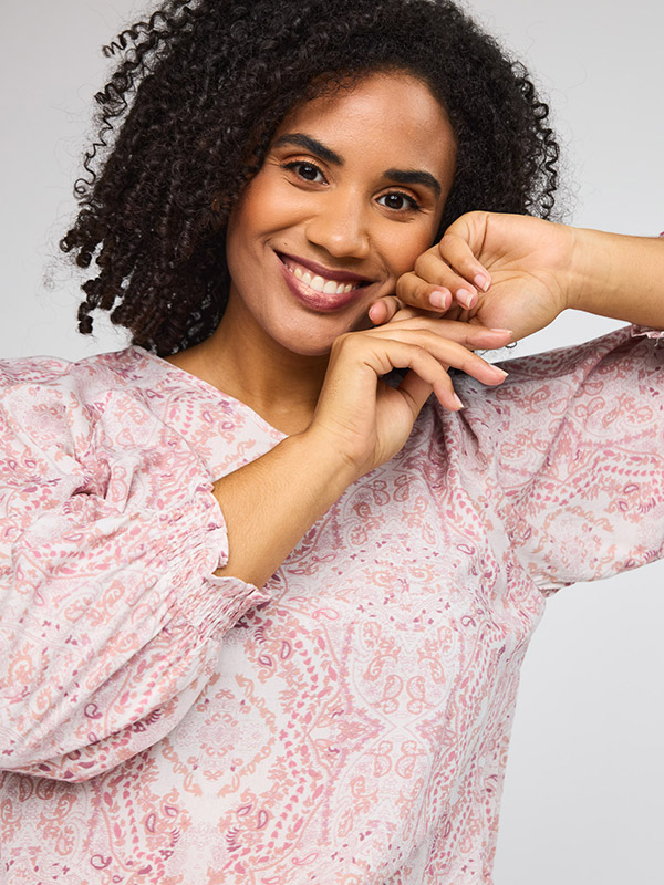 SAUGUSTA - Plus Size Blouse fra Studio