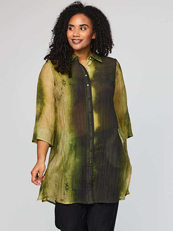 SEMILIE - Plus Size Overhemd fra Studio