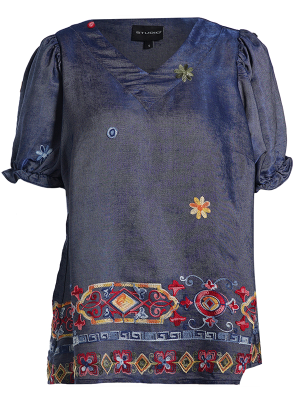 SKARLINE - Plus Size Blouse fra Studio