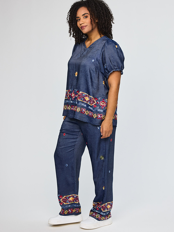 SKARLINE - Plus Size Blouse fra Studio