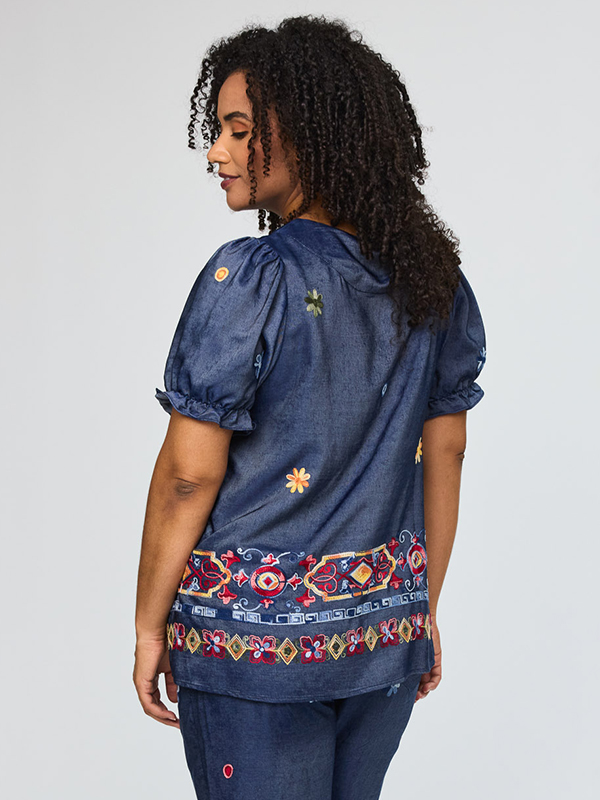 SKARLINE - Plus Size Blouse fra Studio