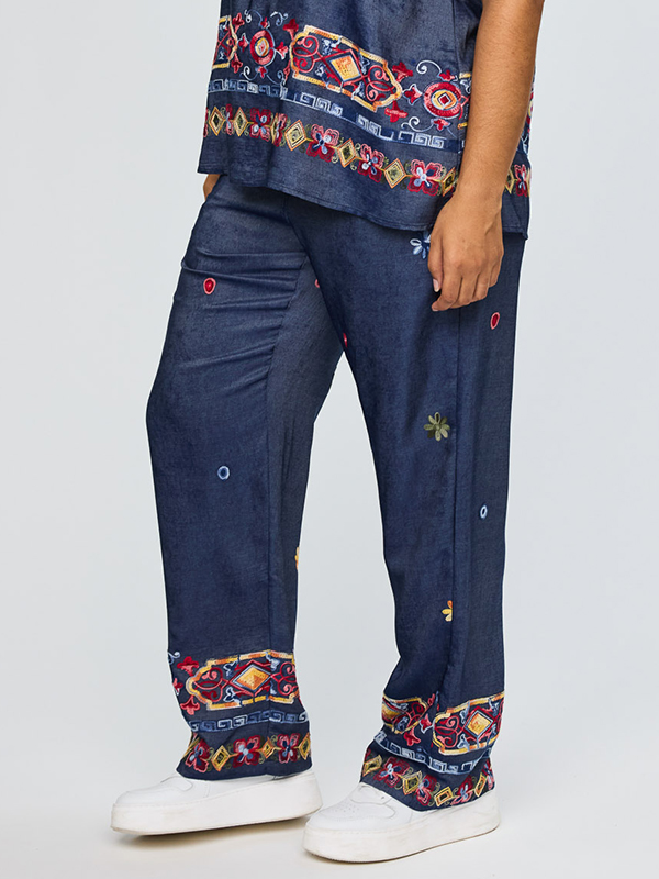 SIMOA - Plus Size Broek fra Studio