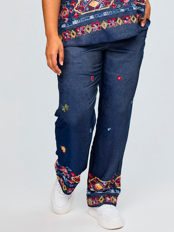 SIMOA - Plus Size Broek fra Studio