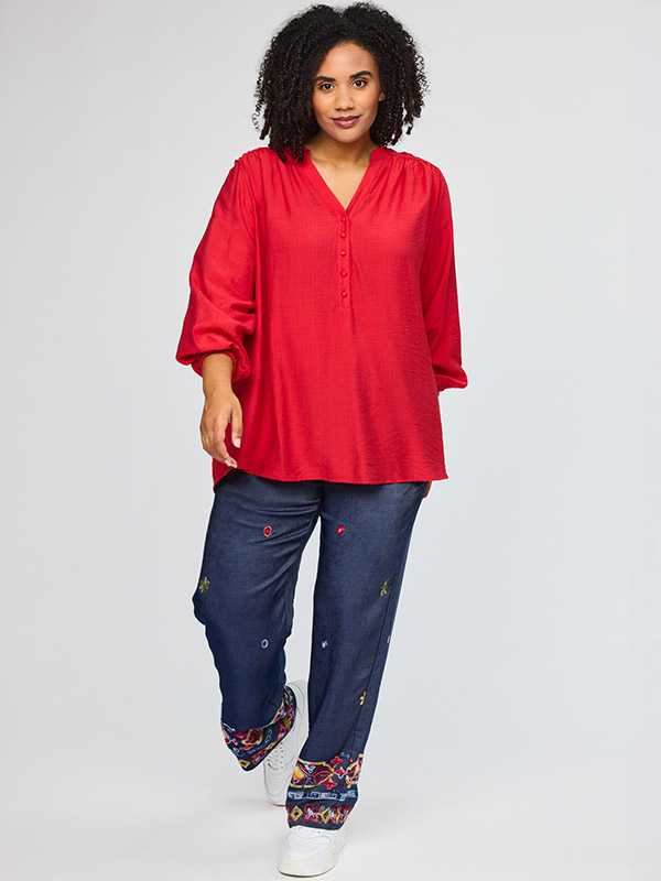 SISLA - Plus Size Blouse fra Studio