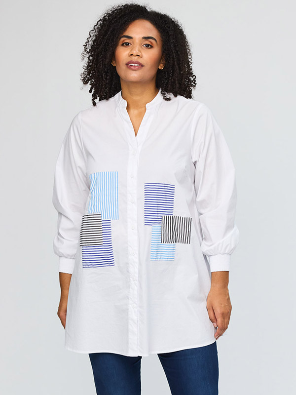 SSVALA - Plus Size Overhemd fra Studio