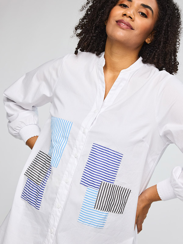 SSVALA - Plus Size Overhemd fra Studio