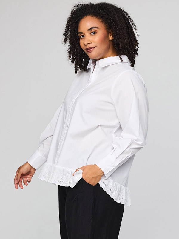 SAVEN - Plus Size Overhemd fra Studio