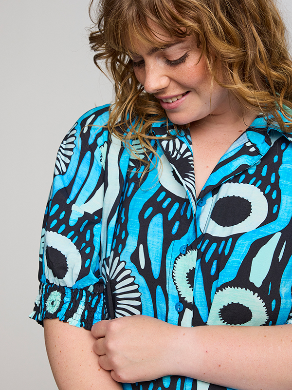 SEMILIE - Plus Size Overhemd fra Studio