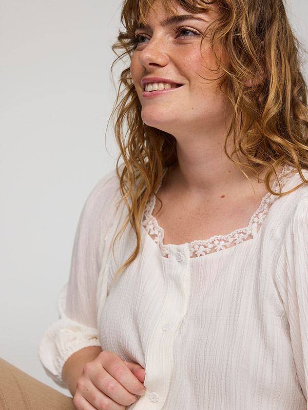 SANTONIA - Plus Size Blouse fra Studio