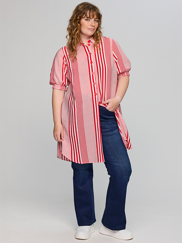 SEMILIE - Plus Size Overhemd fra Studio